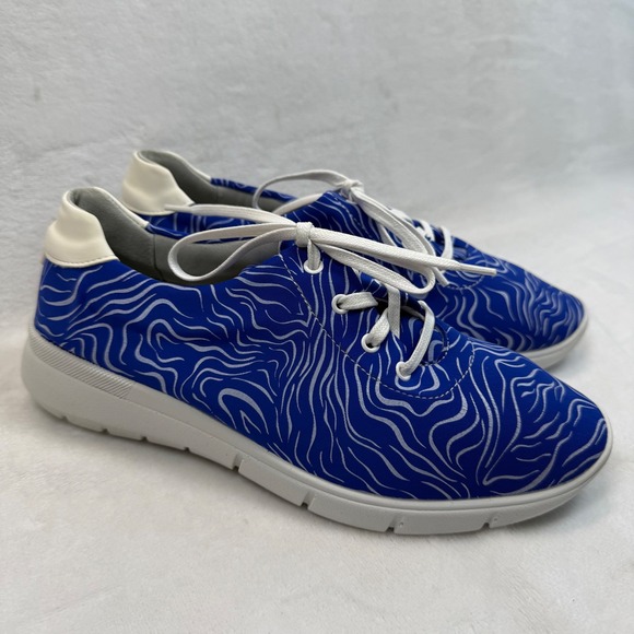 Arcopedico Shoes - Arcopedico F91‎ Lyra Walking Shoes Comfort Blue Print Sneakers Size 39 US 8-8.5